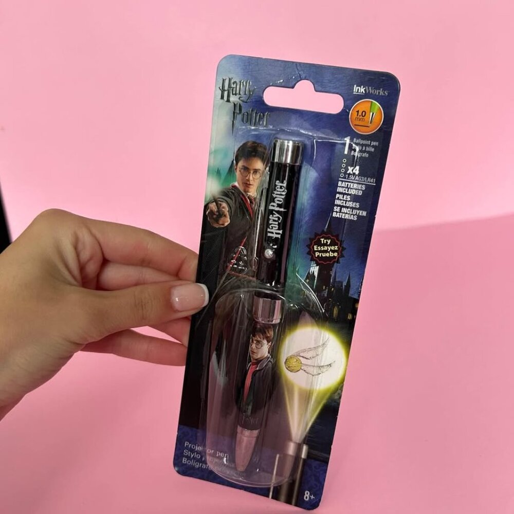 NEW Harry Potter Projector Pen Golden Snitch